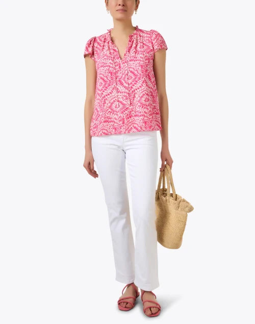 Sandra Pink Print Top