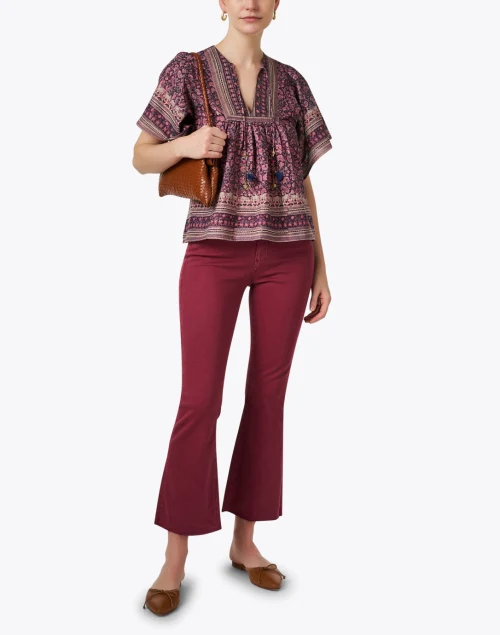 Farrah Magenta Bootcut Jean