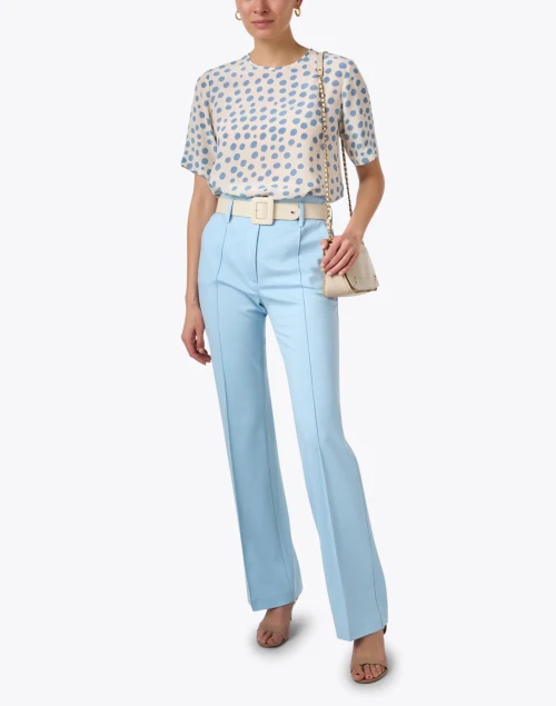 Celeste Blue Straight Leg Pant
