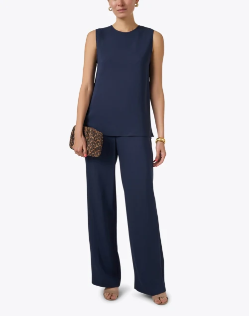 Blue Sleeveless Top