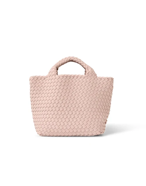 St. Barths Small Pink Woven Handbag