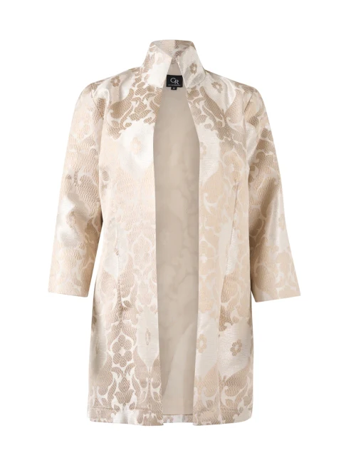 Rita Silver and Gold Print Jacket
