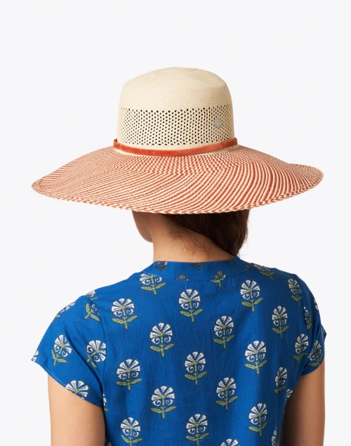 Magnolia Rust and Natural Straw Hat