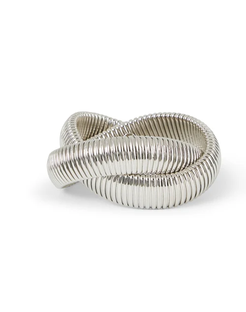 Silver Twist Cobra Bracelet