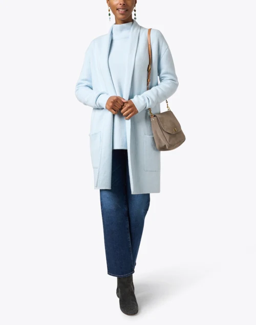 Laura Blue Cotton Cashmere Tunic