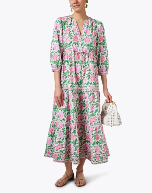 Sofia Pink Floral Print Dress
