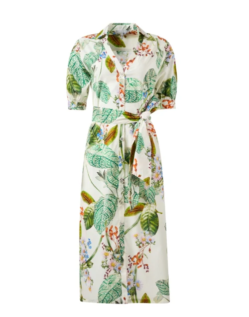 Luca Multi Floral Cotton Dress
