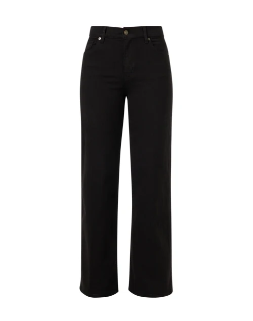 Le Slim Black Wide Leg Jean