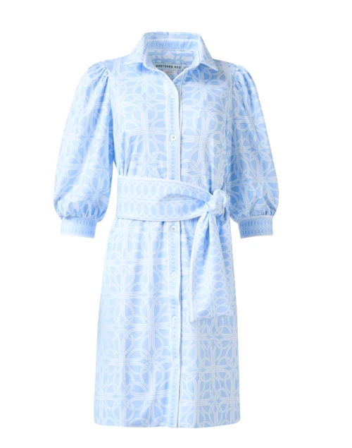 Periwinkle Print Shirt Dress