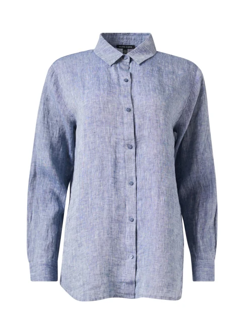 Chambray Linen Top
