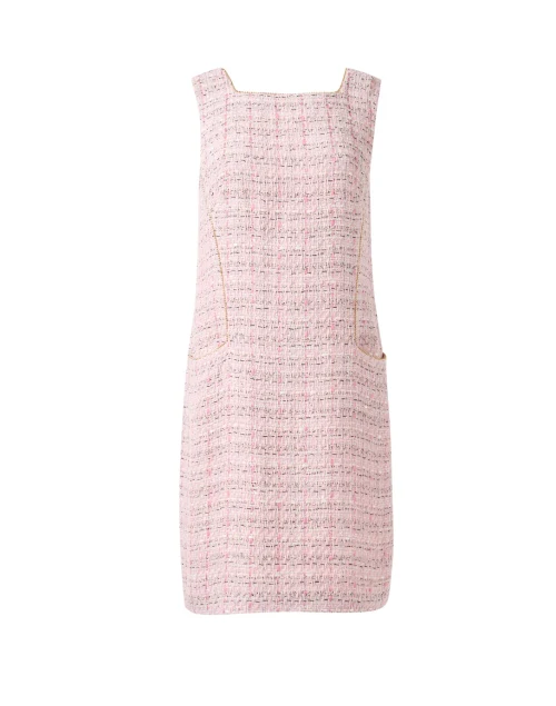 Camellia Pink Tweed Dress