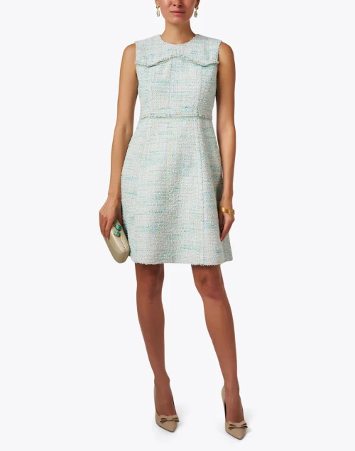 Mint Green Tweed Dress