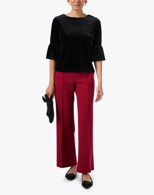 Dixie Black Velvet Top
