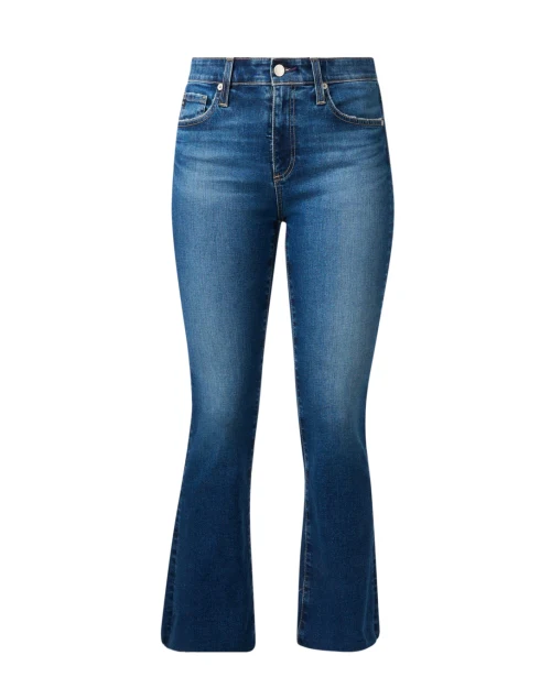Farrah Blue Crop Bootcut Jean