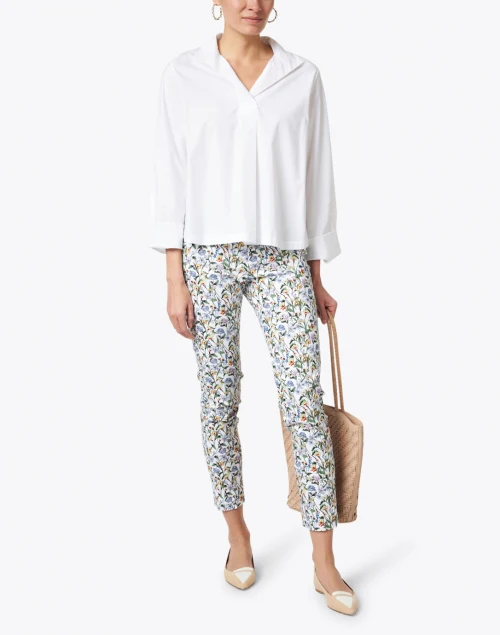 Noa White Cotton Blouse