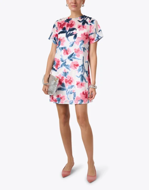 Altman Pink Floral Print Dress