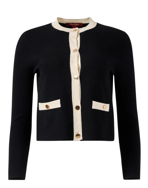 Agito Black and White Cardigan