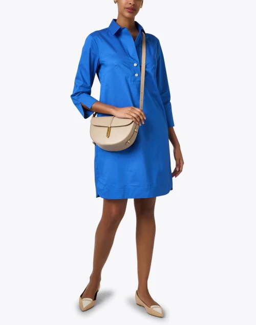 Aileen Blue Cotton Dress