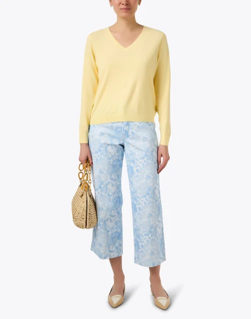 Yellow V-Neck Sweater