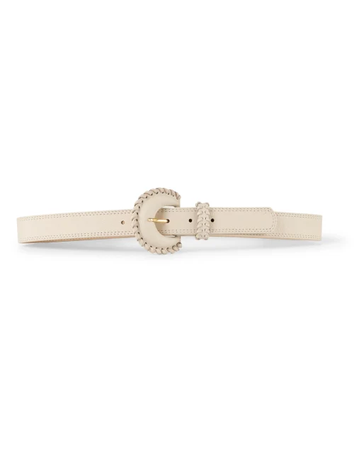 Owen Ivory Leather Belt