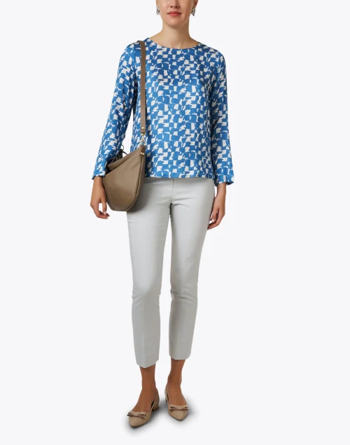 Jerry Mist Grey Premier Stretch Cotton Pant