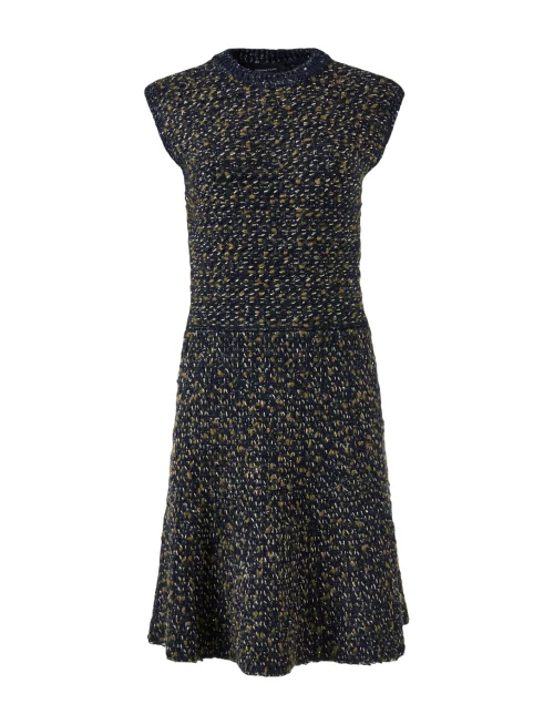 Multi Tweed Fit and Flare Dress