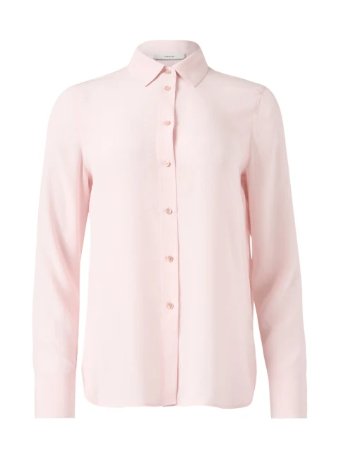 Ballet Pink Silk Blouse