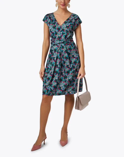 Vicino Multi Floral Cotton Dress