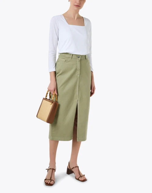 Julia Green Denim Skirt