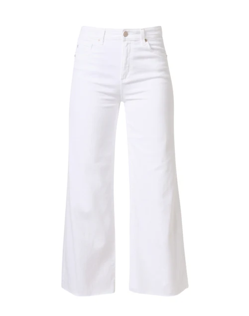 Saige White High Rise Straight Leg Jean