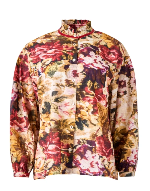 Jeremy Pink Floral Print Shirt