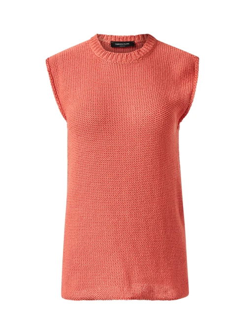 Coral Cotton Sweater