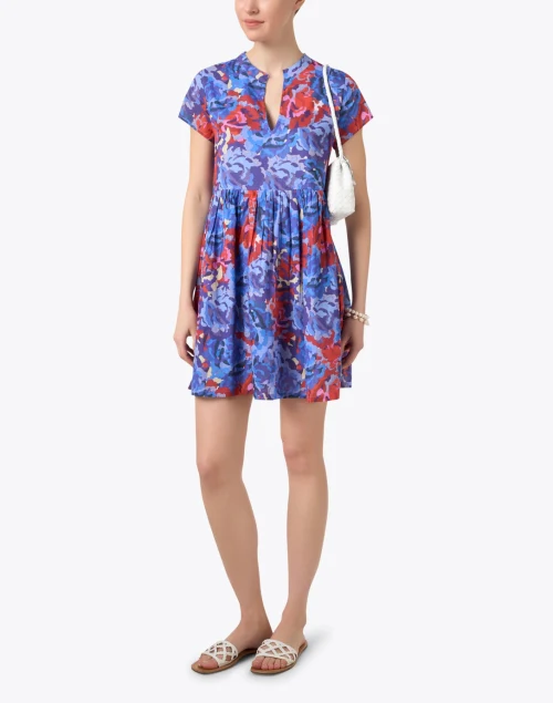 Feloi Blue Multi Print Dress