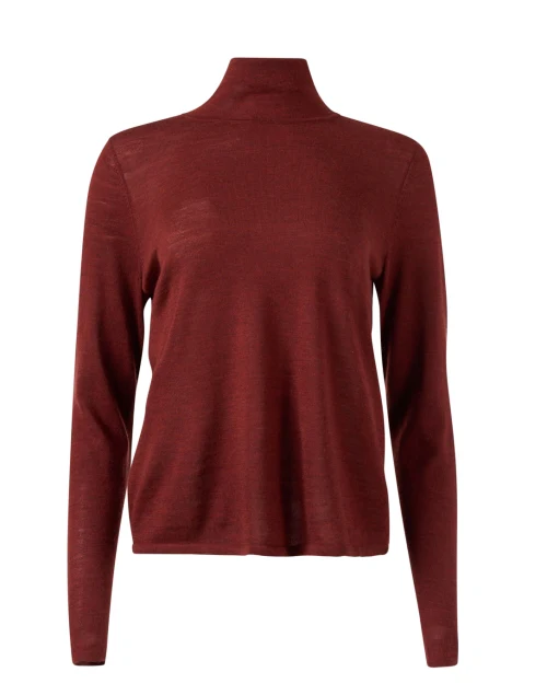 Redwood Brown Merino Wool Sweater