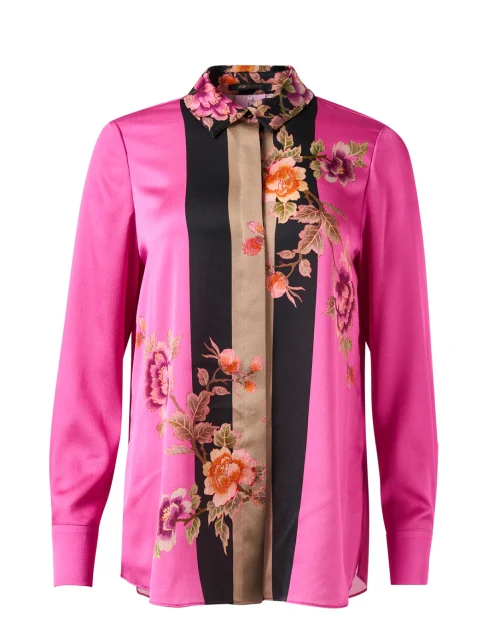 Sabrina Pink Print Blouse
