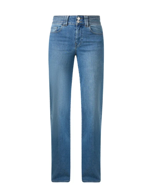 Geneve Double Button Wide Leg Jean