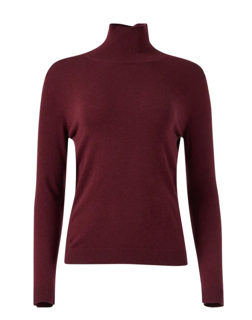 Kiku Burgundy Knit Top
