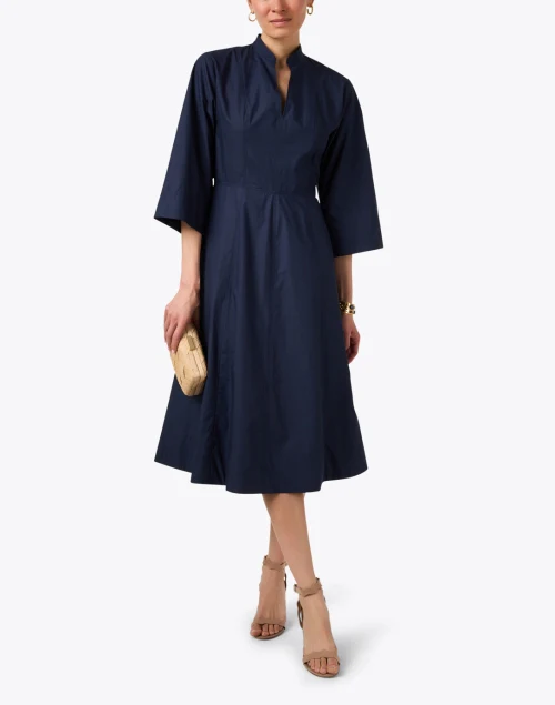 Navy Cotton Dress