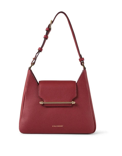 Multrees Red Leather Hobo Bag