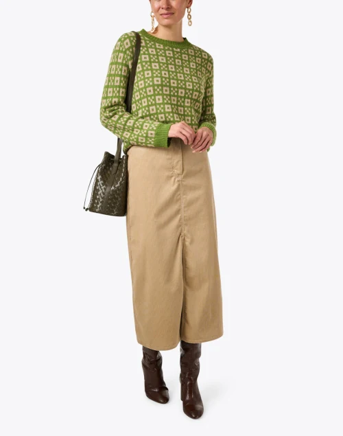 Paride Green Sweater