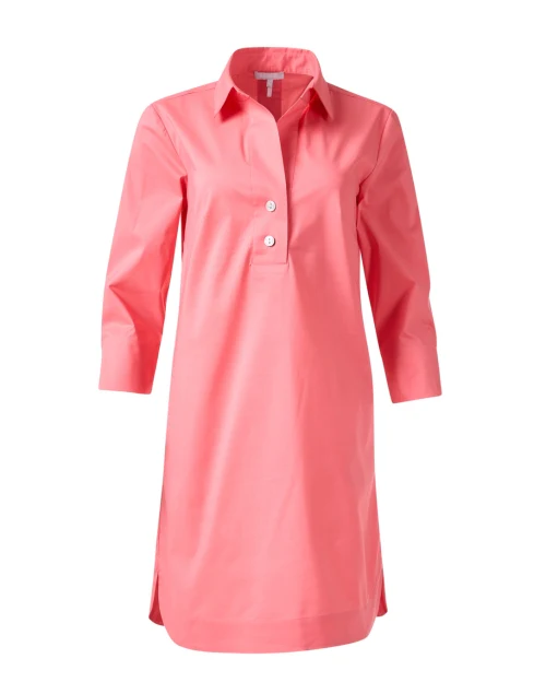 Aileen Pink Cotton Stretch Dress