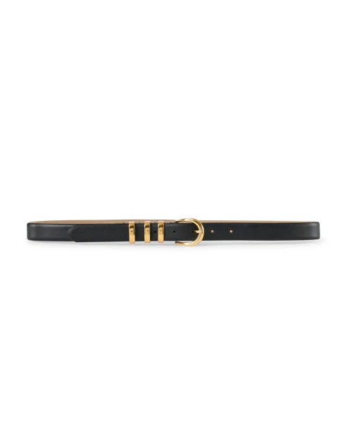 Kad Black Leather Belt