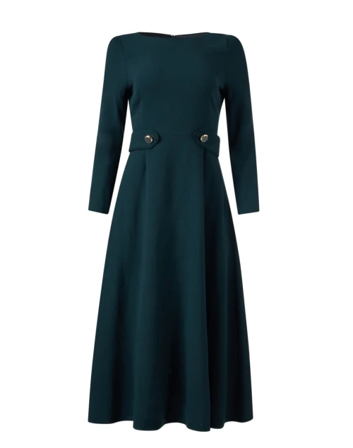 Tiffany Green Wool Crepe Dress