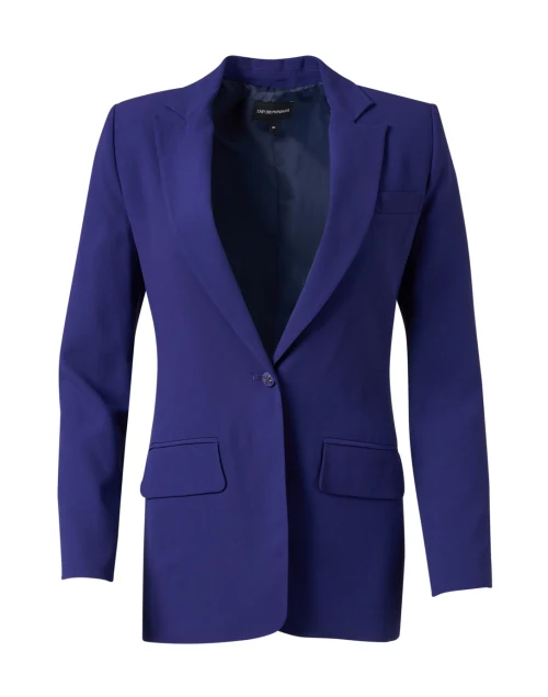 Indigo Single Button Blazer