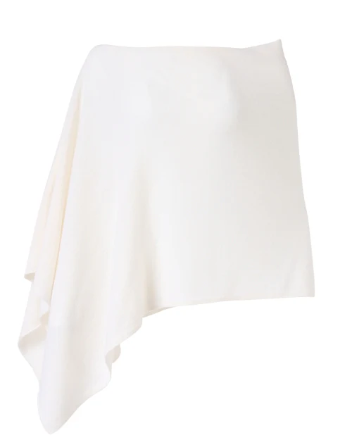 White Cashmere Ruana
