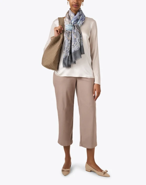 Taupe Faux Suede Pant