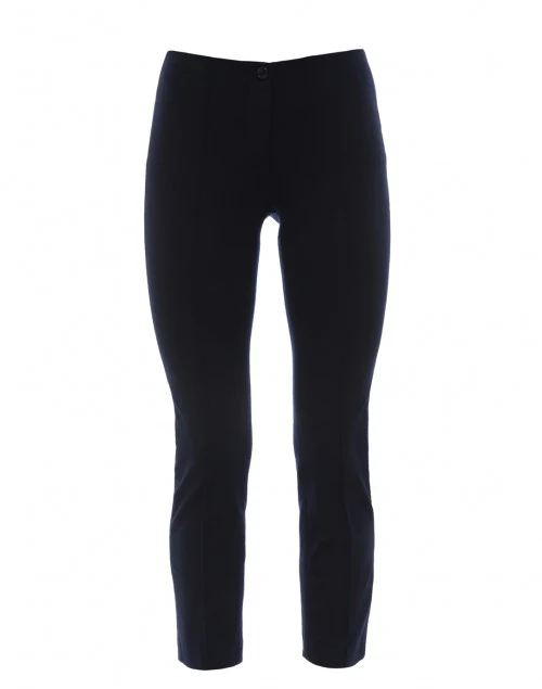 Navy Straight Leg Ponte Pant