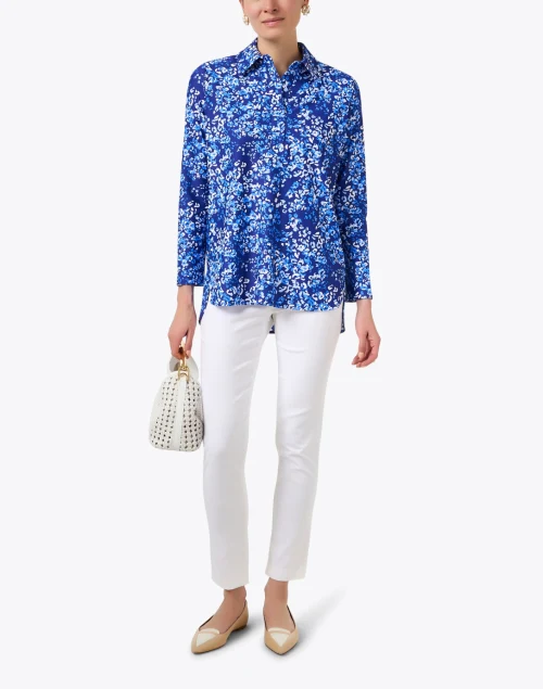 Hadley Blue Floral Print Top