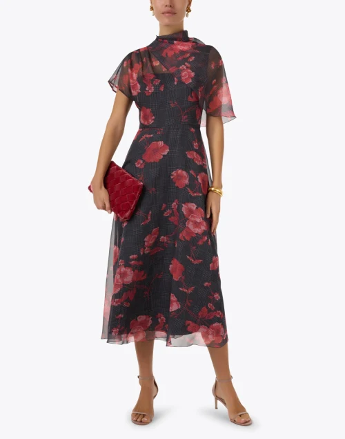 Poppy Multi Floral Print Dress
