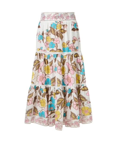 Marni Multi Floral Print Skirt